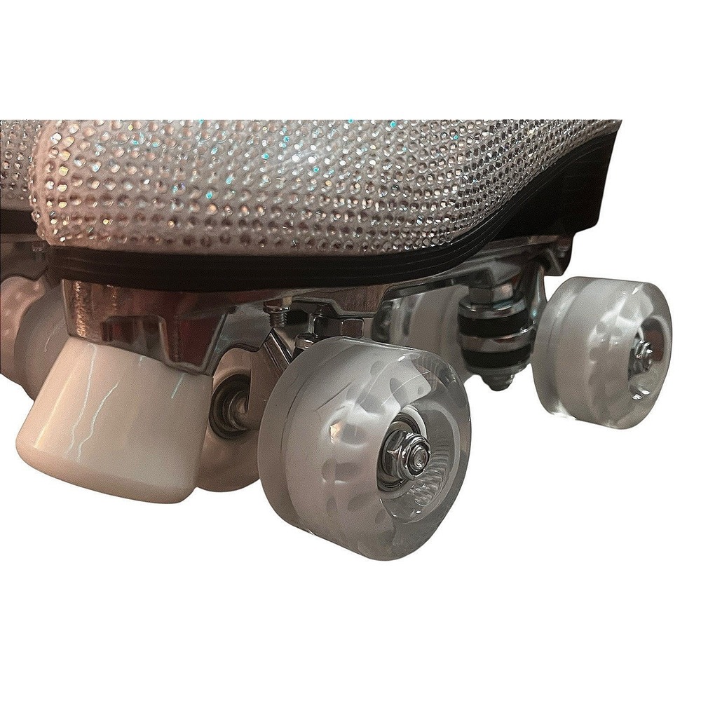 Steve Madden Woman SK8r Rhinestone Hightop Roller‎ Skates Size 6 - New w/o Box - Picture 11 of 16